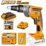 Aparafusadora 20V brushless 30Nm Gesso Cartonado + 1 Bat 2A + Ca refª CDSLI204200 IngCo Aparafusadora 20V brushless 30Nm Gesso Cartonado + 1 Bat 2A + Ca refª CDSLI204200 IngCo