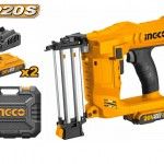 Pistola De Pregos 20V + 2 Bat 2A + Carregador + Mala  ref CBNLI2002 IngCo