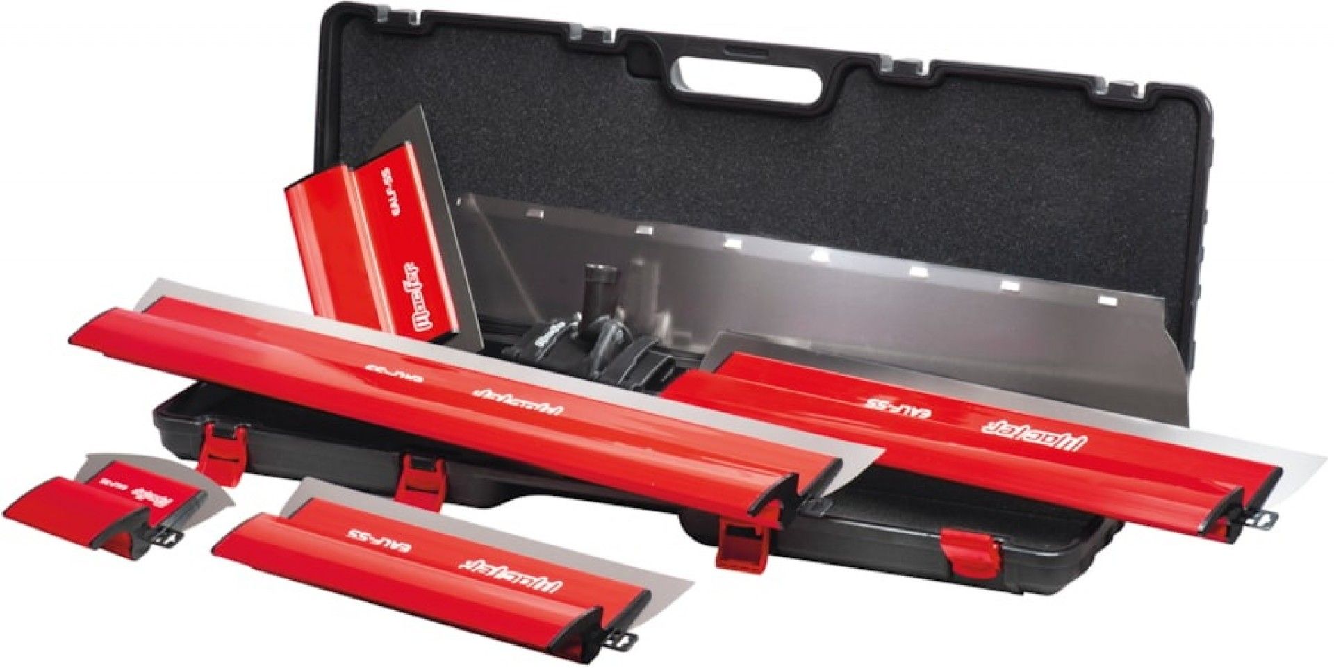 Jogo espátulas alisamento com lâmina inox flexível 11pç JEALF-03 refª 083.0173 MACFER