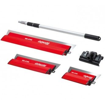 Jogo espátulas alisamento com lâmina inox flexível JEALF-02 refª 083.0172 MACFER Jogo espátulas alisamento com lâmina inox flexível JEALF-02 refª 083.0172 MACFER