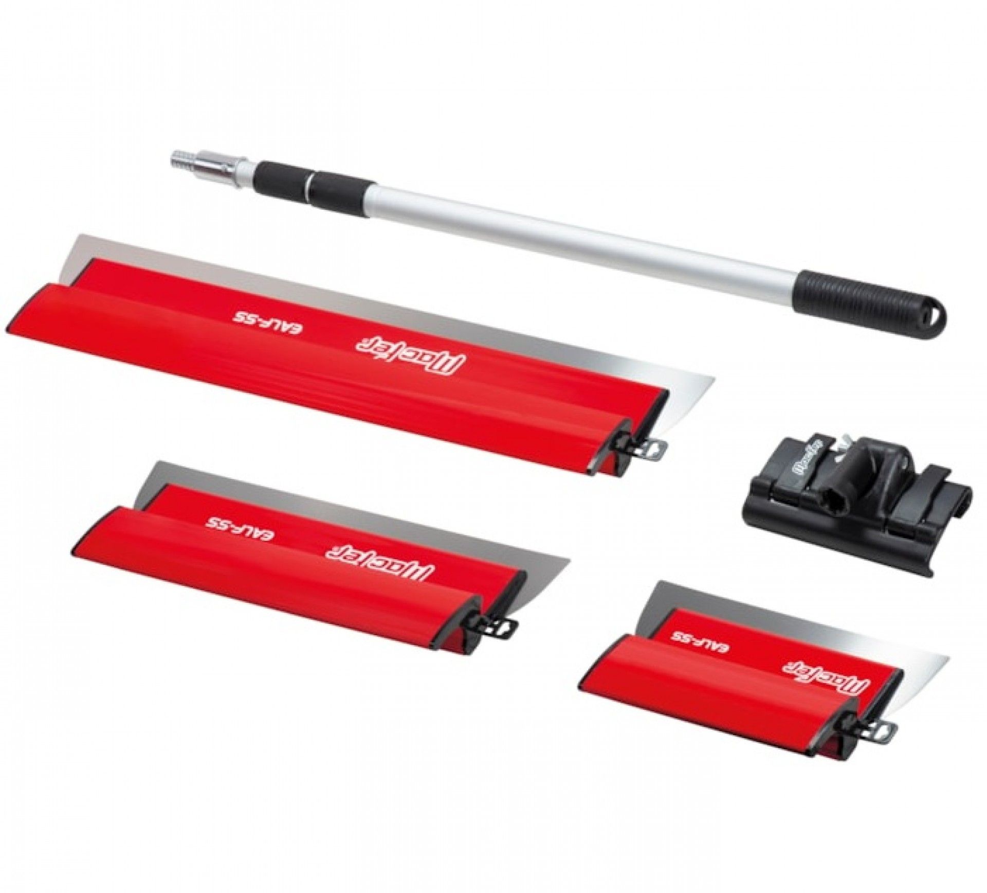 Jogo espátulas alisamento com lâmina inox flexível JEALF-02 refª 083.0172 MACFER