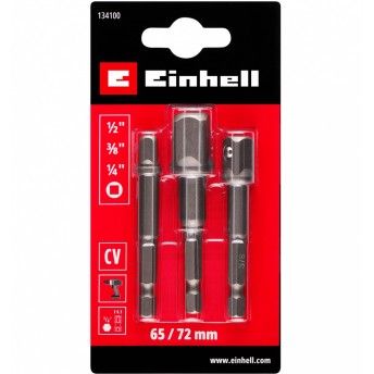 Adaptadores ¼ p/chaves caixa 3pç refª 134100 KWB Adaptadores ¼ p/chaves caixa 3pç refª 134100 KWB