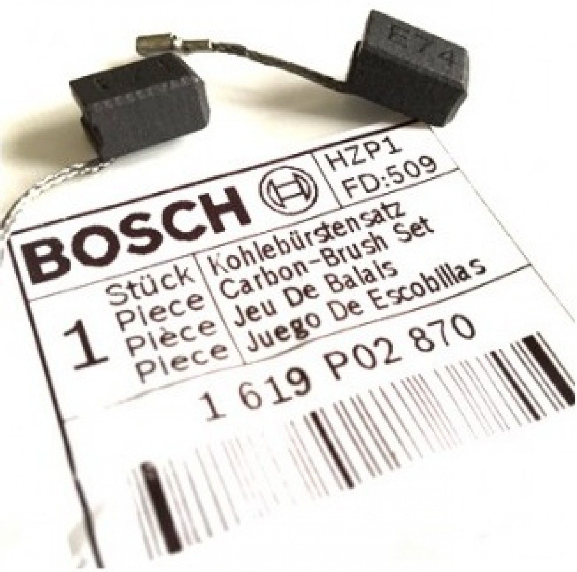 Escovas carvão refª 1619P02870 BOSCH