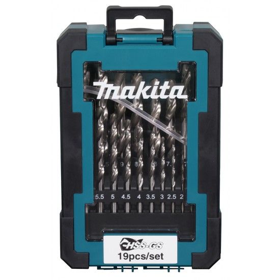 Conjunto de brocas Hss 19pç refª D-78352 MAKITA Conjunto de brocas Hss 19pç refª D-78352 MAKITA