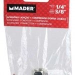 Acessório Ligação a Compressor, com Porca Louca, para Pressostato refª 09321 MADER Acessório Ligação a Compressor, com Porca Louca, para Pressostato refª 09321 MADER