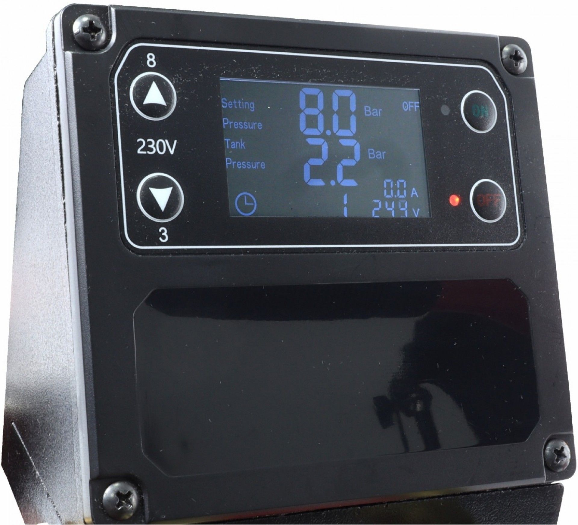 Compressor de Ar, Monobloco, 50L, 4HP, 4 Cabeças - 2 Motores, LCD refª 09349 MADER