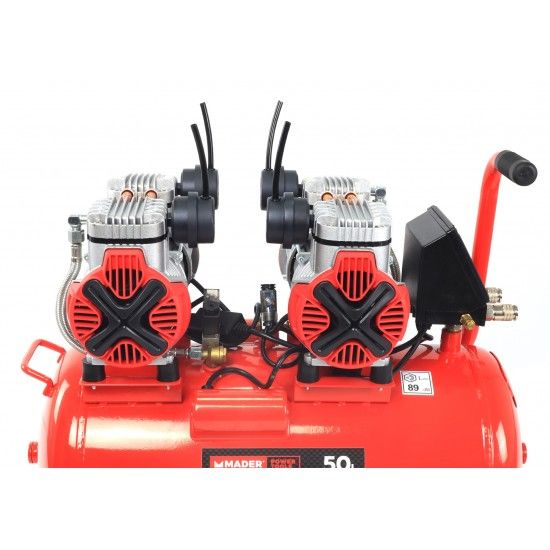Compressor de Ar, Monobloco, 50L, 4HP, 4 Cabeas - 2 Motores, LCD ref 09349 MADER