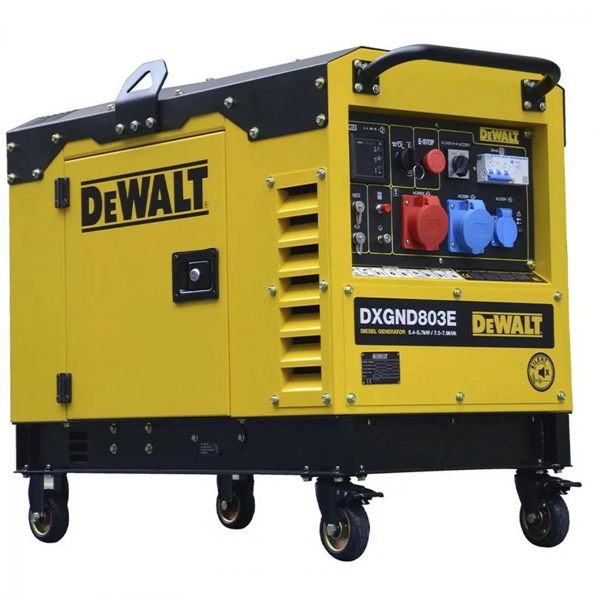 Gerador trifásico 7.9Kva, 5.8Kw refª DXGND803E DEWALT