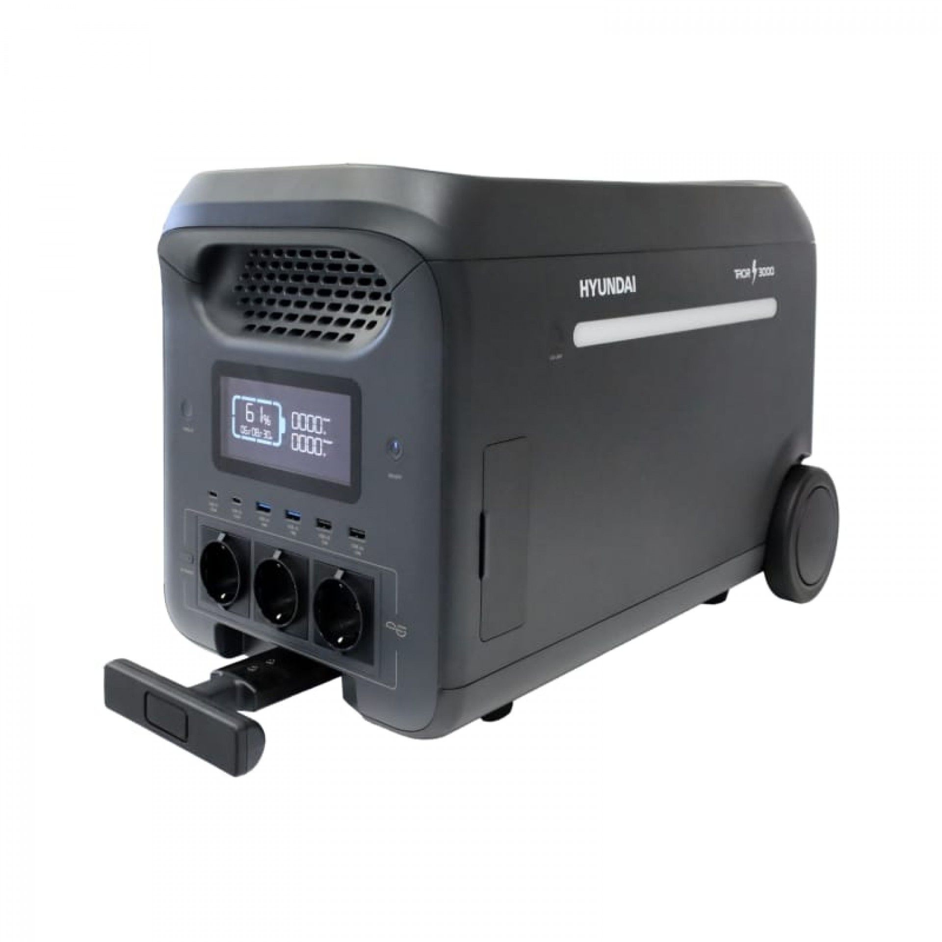 Estação energia portátil 2560Wh Thor 3000 refª THOR3000 HYUNDAI