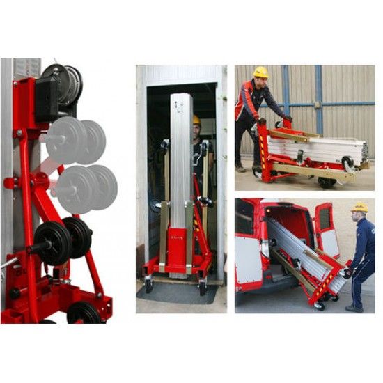 Elevador cargas 5m 350Kg Toro C-303 refª 204824 Guil Elevador cargas 5m 350Kg Toro C-303 refª 204824 Guil