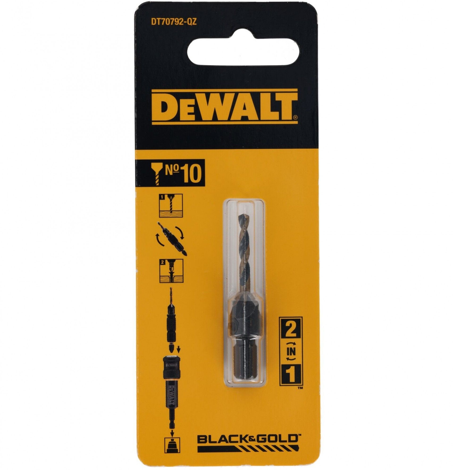 Broca piloto escariador 5mm ¼ refª DT70792-QZ DeWalt