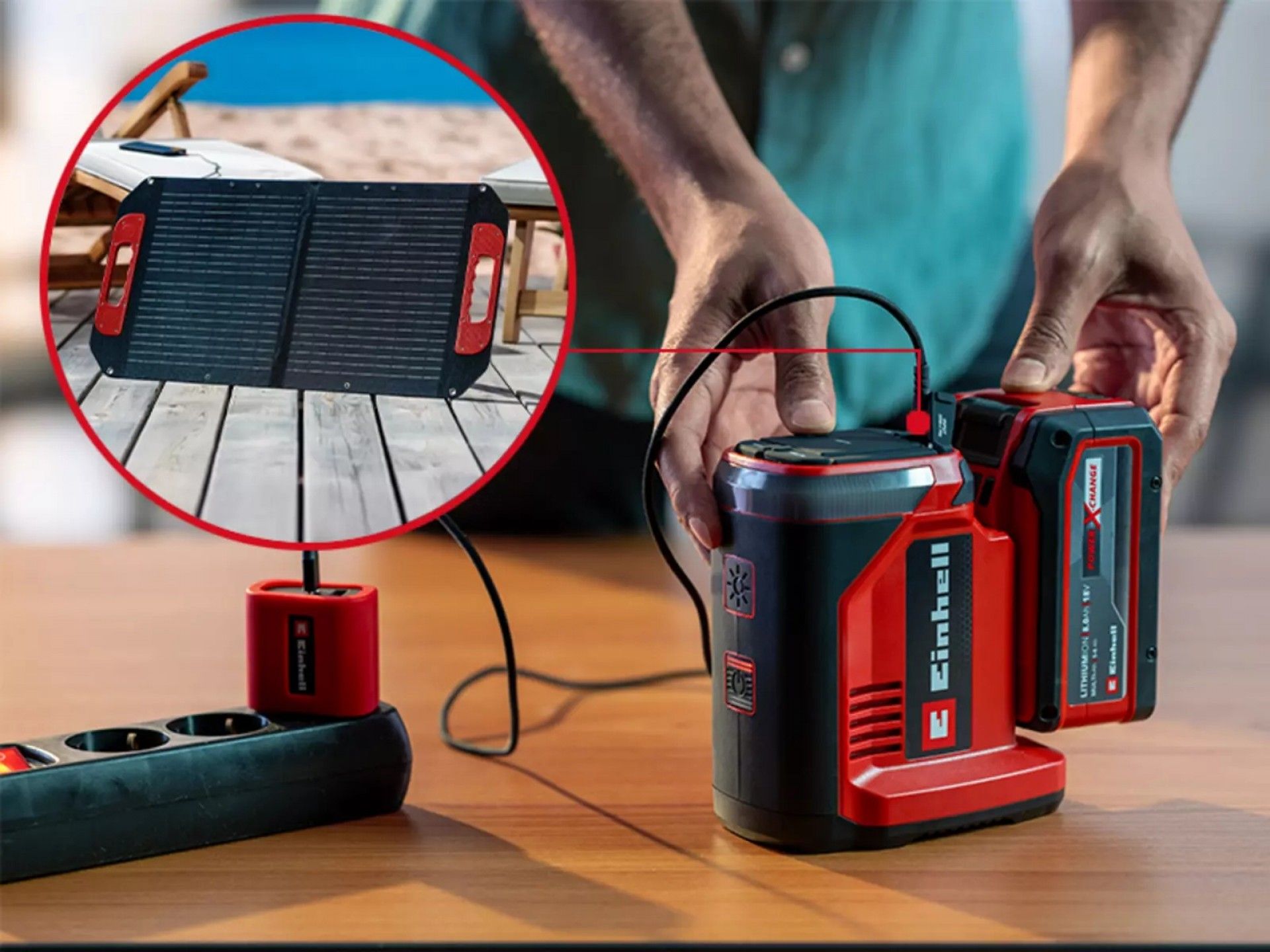 Estação de energia a bateria TE-ES 18/150/1 Li-C-Solo refª 1091310 EINHELL