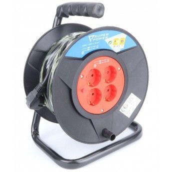Extenso Eltrica, com Enrolador, 25m  ref 56732 SUPER POWER_OUT
