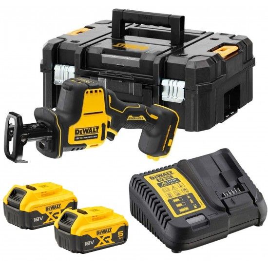 Mini-Serra Sabre XR 18V Li-Ion 2 bat 5.0Ah refª DCS369P2-QW DEWALT Mini-Serra Sabre XR 18V Li-Ion 2 bat 5.0Ah refª DCS369P2-QW DEWALT