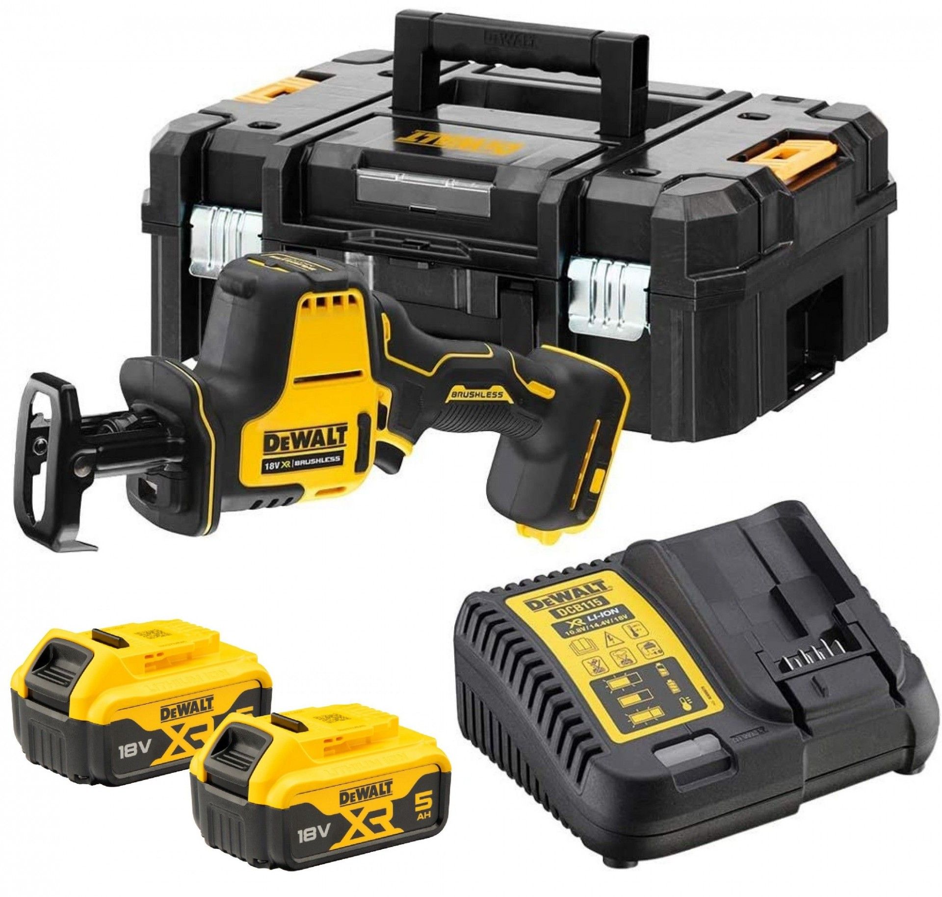 Mini-Serra Sabre XR 18V Li-Ion 2 bat 5.0Ah refª DCS369P2-QW DEWALT