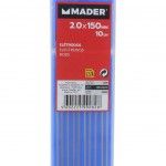 El�trodos, Tungst�nio, �2x150mm, 10un ref. 99082 MADER