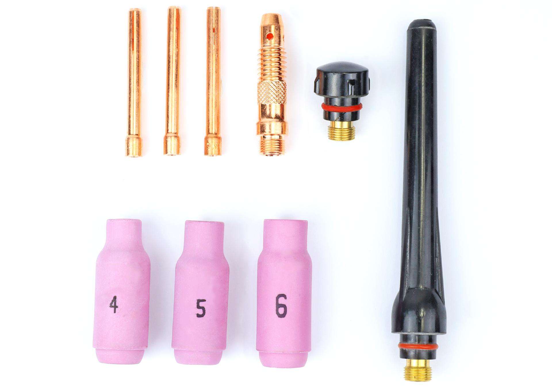 Acessório para Tocha TIG, 160A, 9Un ref. 63487 MADER