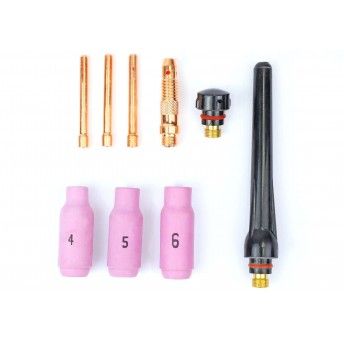 Acessório para Tocha TIG, 160A, 9Un ref. 63487 MADER Acessório para Tocha TIG, 160A, 9Un ref. 63487 MADER