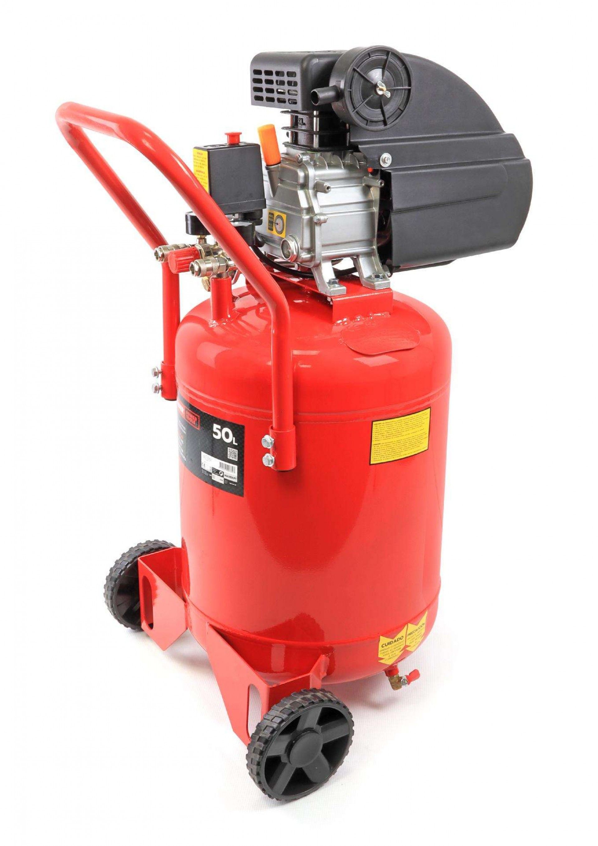 Compressor de Ar, Vertical, 50L, 2Hp, 8Bar ref. 09330 MADER