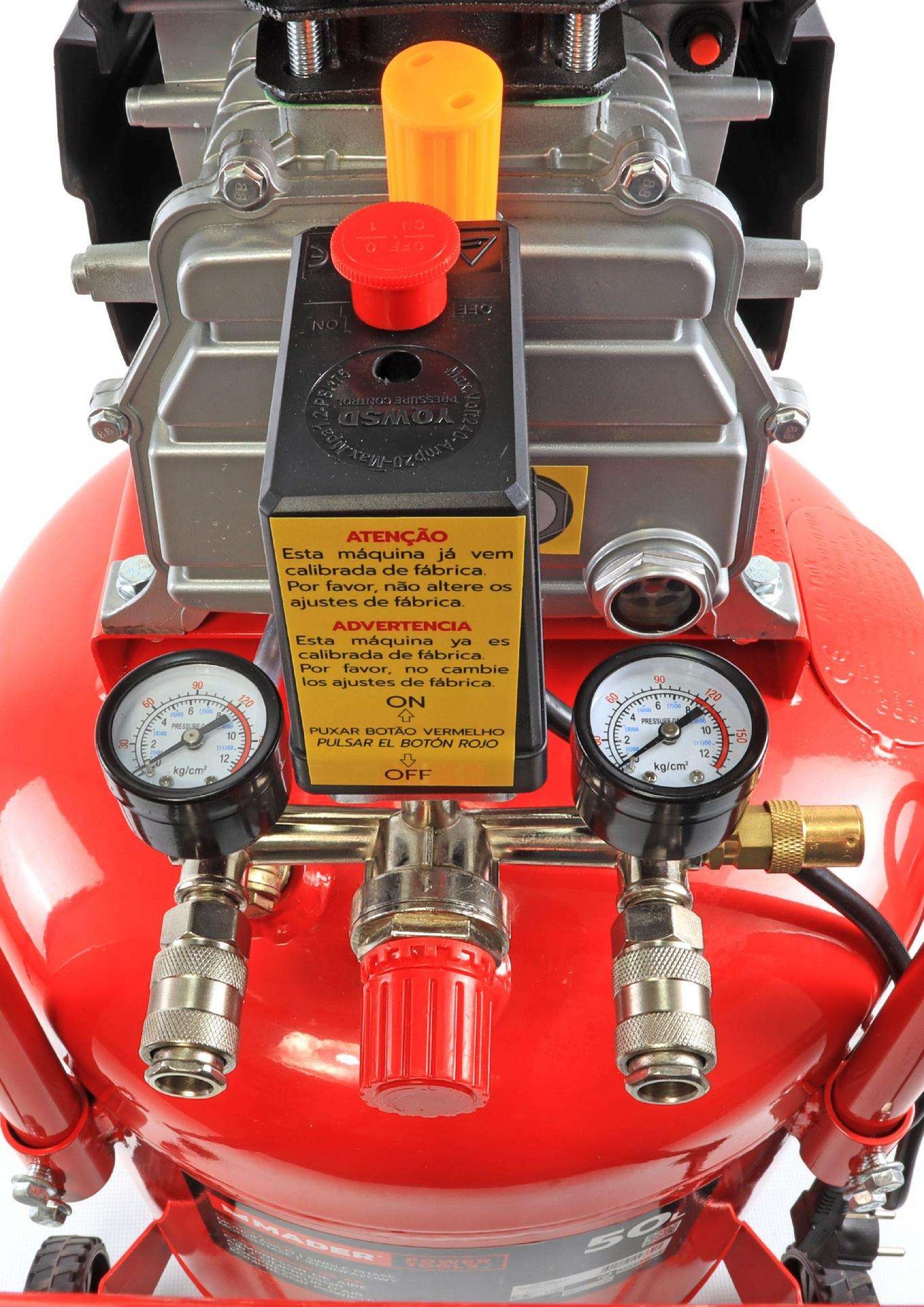 Compressor de Ar, Vertical, 50L, 2Hp, 8Bar ref. 09330 MADER