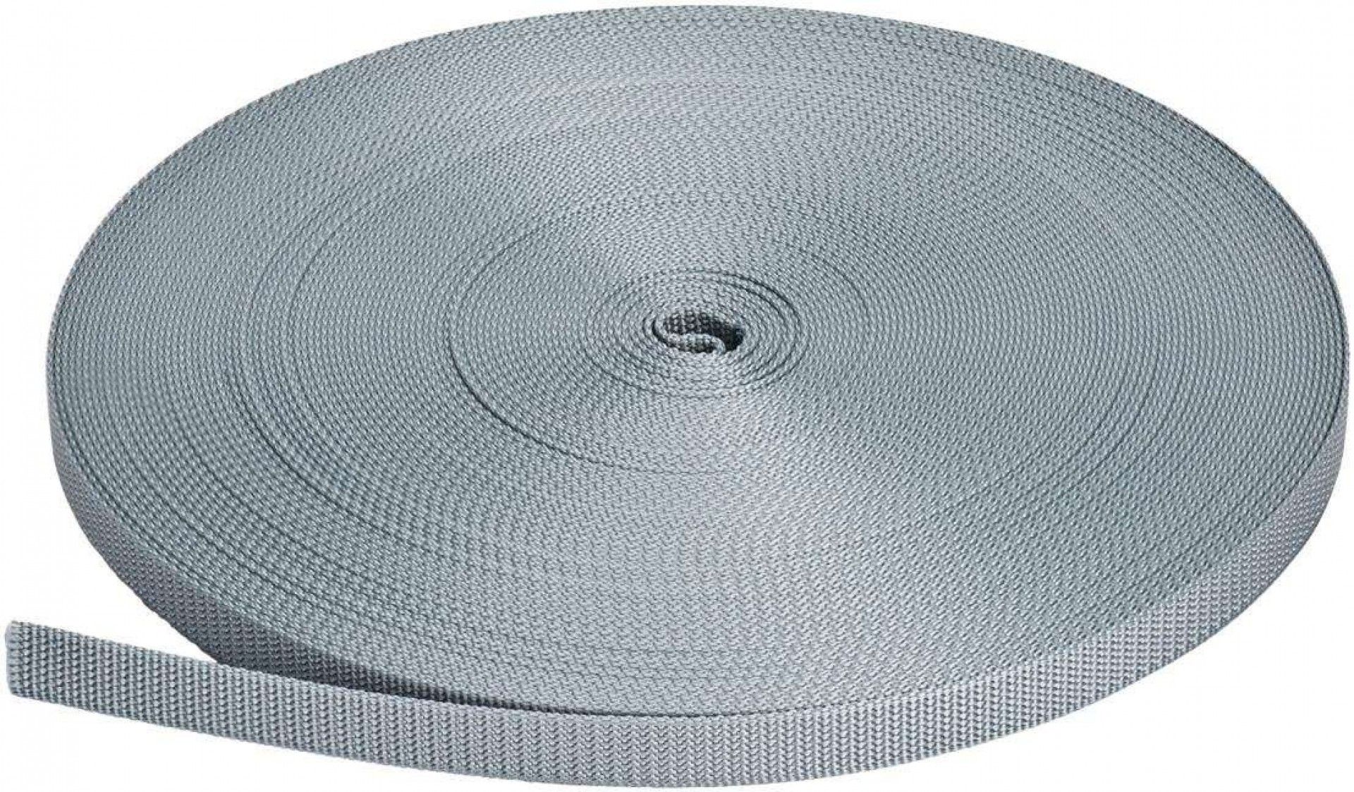 Fita estore cinza 20mm (50m) refª 009.0063-C