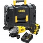 Rebarbadora V20 �125mm, 1bat 4.0Ah, carregador e mala ref� SSFMCG710M1T-QW Stanley