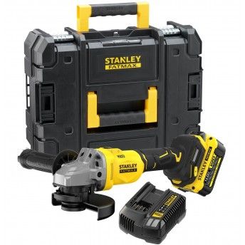 Rebarbadora V20 Ø125mm, 1bat 4.0Ah, carregador e mala refª SSFMCG710M1T-QW Stanley Rebarbadora V20 Ø125mm, 1bat 4.0Ah, carregador e mala refª SSFMCG710M1T-QW Stanley