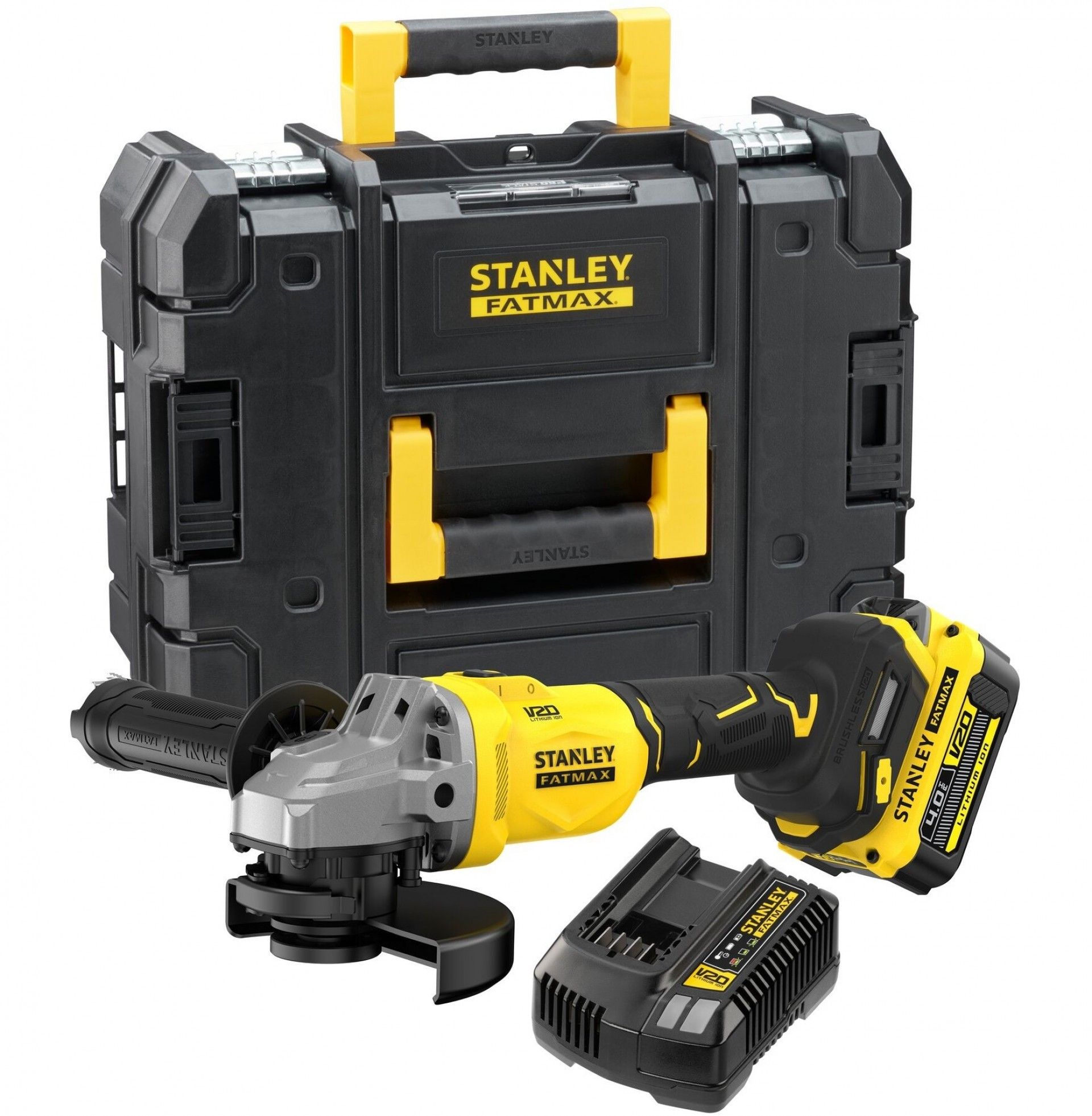 Rebarbadora V20 Ø125mm, 1bat 4.0Ah, carregador e mala refª SSFMCG710M1T-QW Stanley