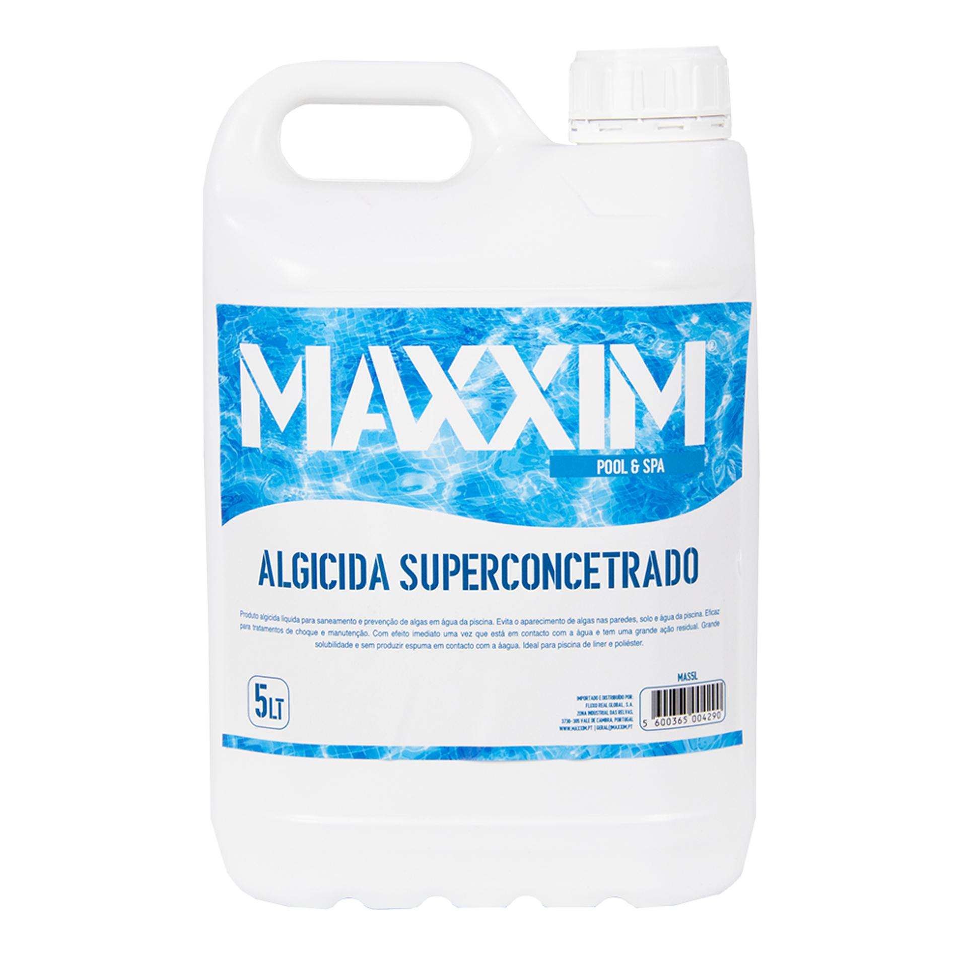 Algicida Superconcentrado 5Lt 1un refª MAS5L MAXXIM