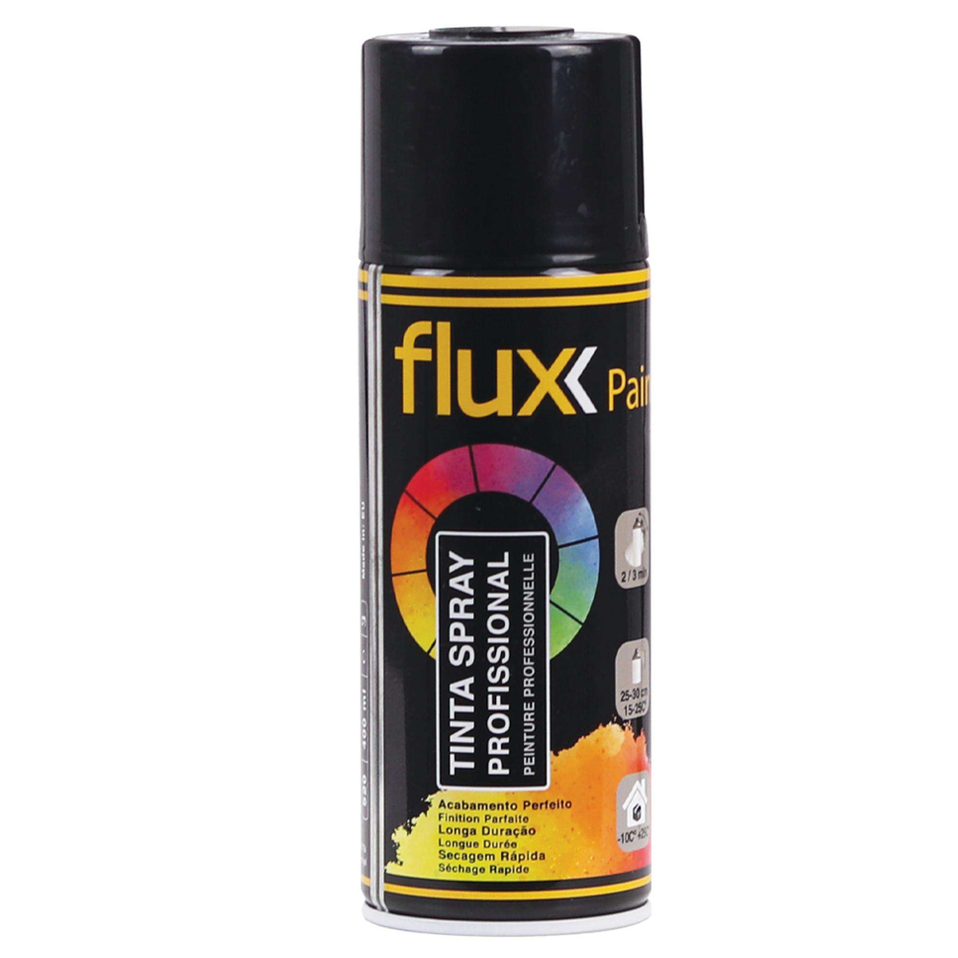Tinta Spray Alta Temperatura Aluminio 400ml refª FTSATA4 FLUX