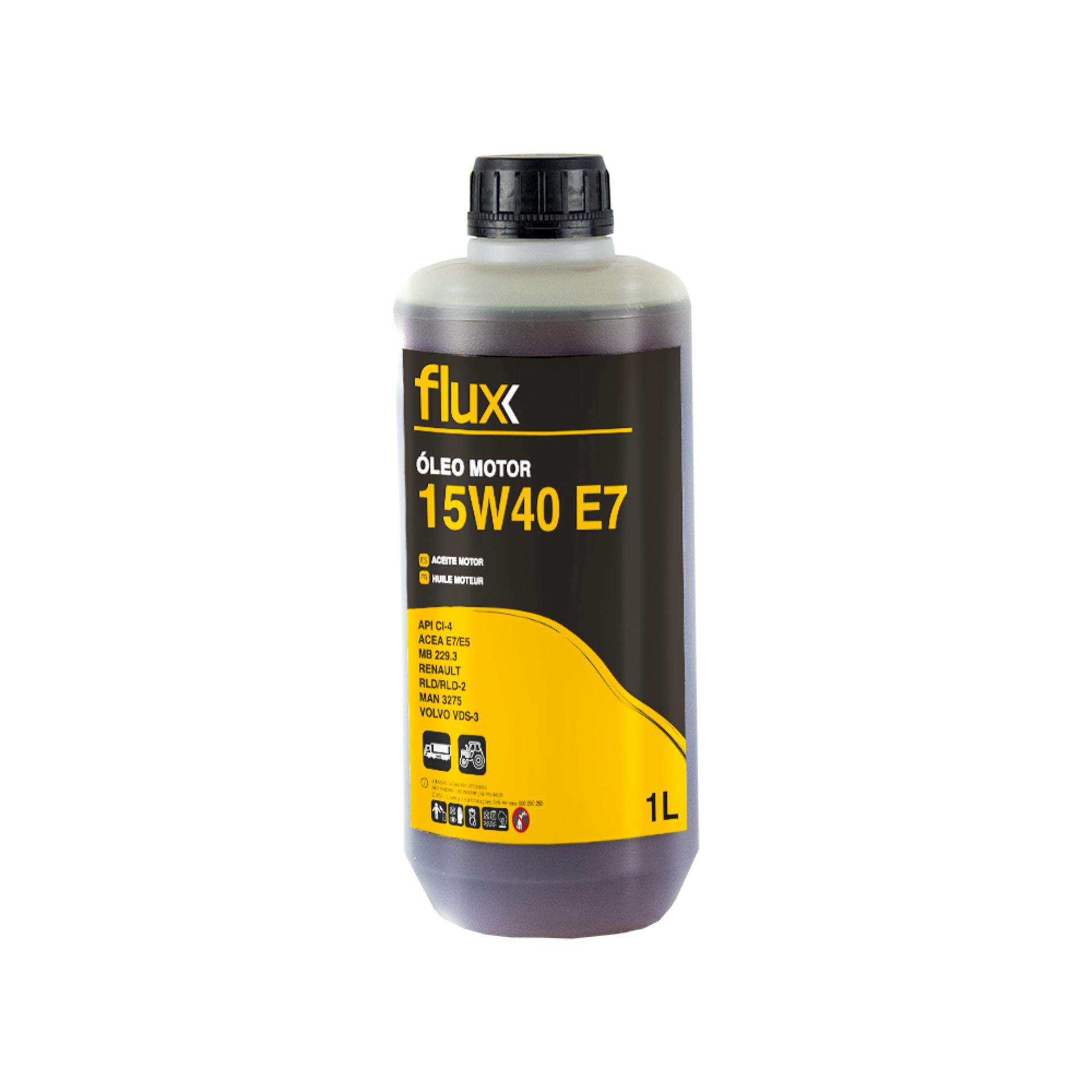Oleo 15W40 E7 1lt refª FO15W40E71 FLUX