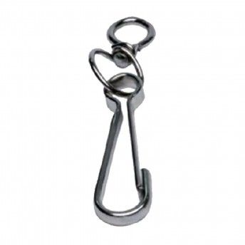 Gancho Simples Elo Movel Niquelado 30mm  ref� FGSEMN30 FLUX