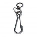 Gancho Simples Elo Movel Niquelado 30mm  ref� FGSEMN30 FLUX
