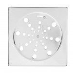 Grelha Quadrada 10x10cm A�o Inox  ref� FGQ1010AI FLUX