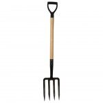 Gancho Franc�s 4 Dentes Cabo Madeira  ref� FGFCM4 FLUX