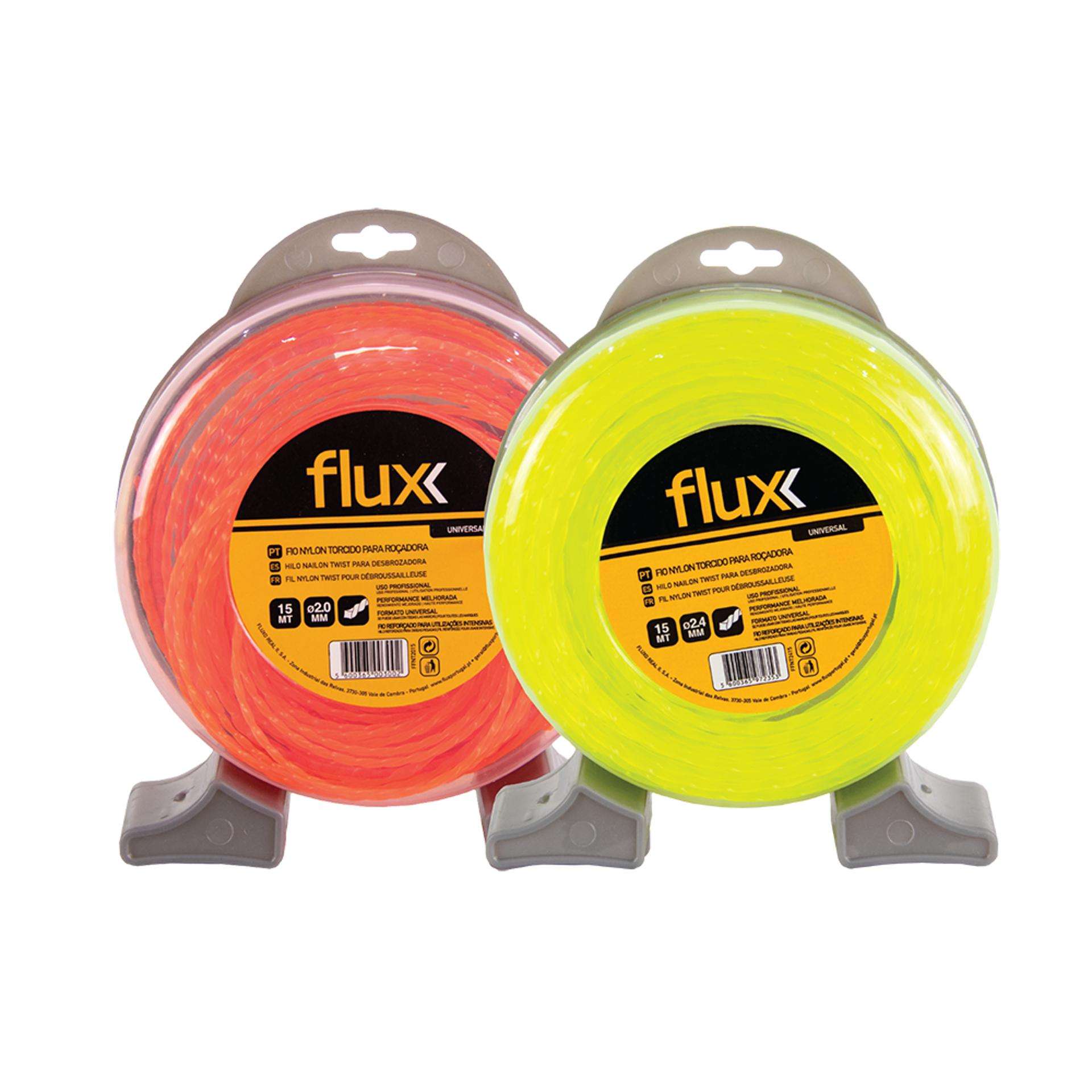 Fio Nylon Torcido 2,0mm 15mt refª FFNT2015 FLUX