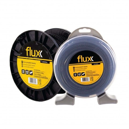 Fio Nylon Dente Tubarao 3,0mm 15mt  ref� FFNDT3015 FLUX