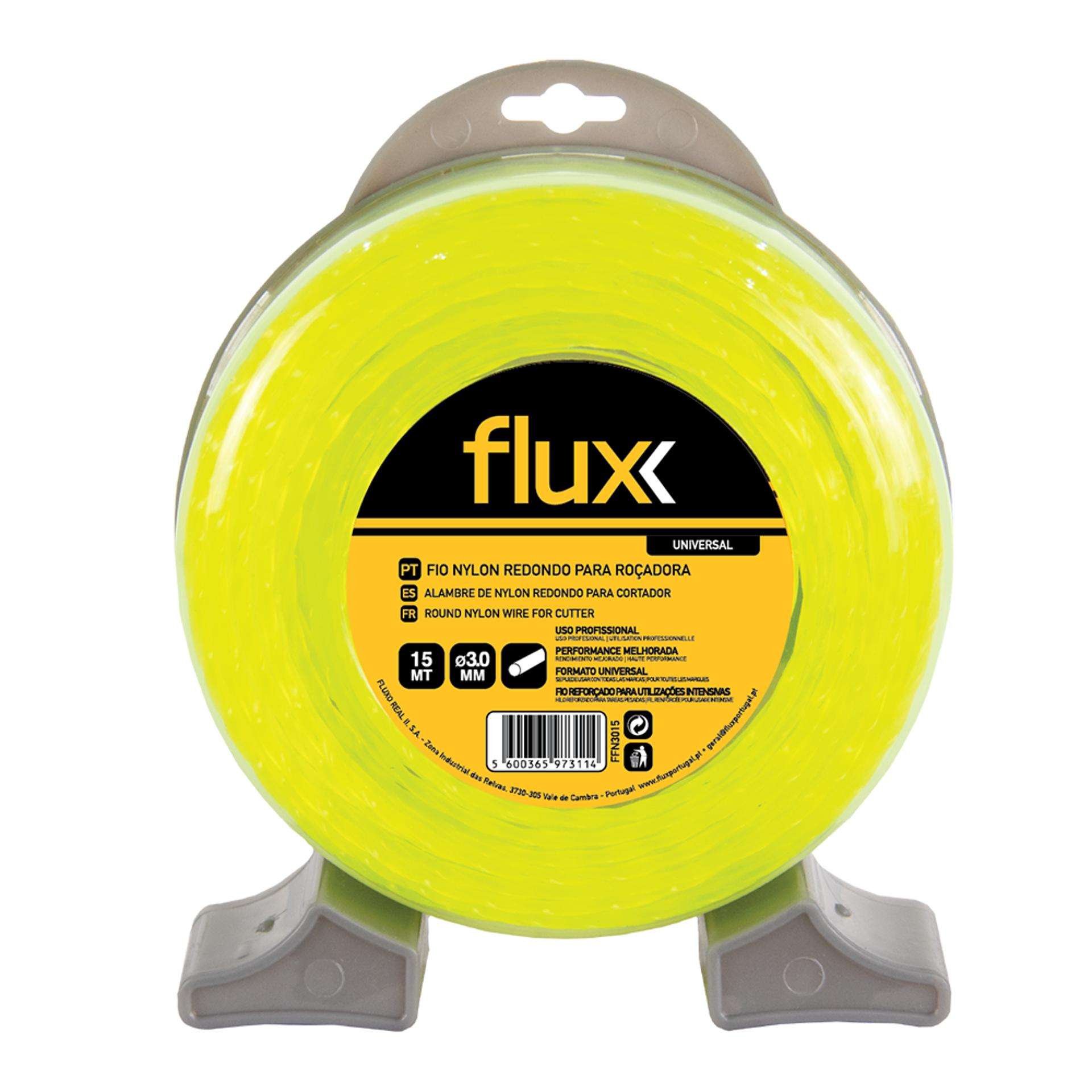 Fio Nylon 1,3mm 15mt refª FFN1315 FLUX