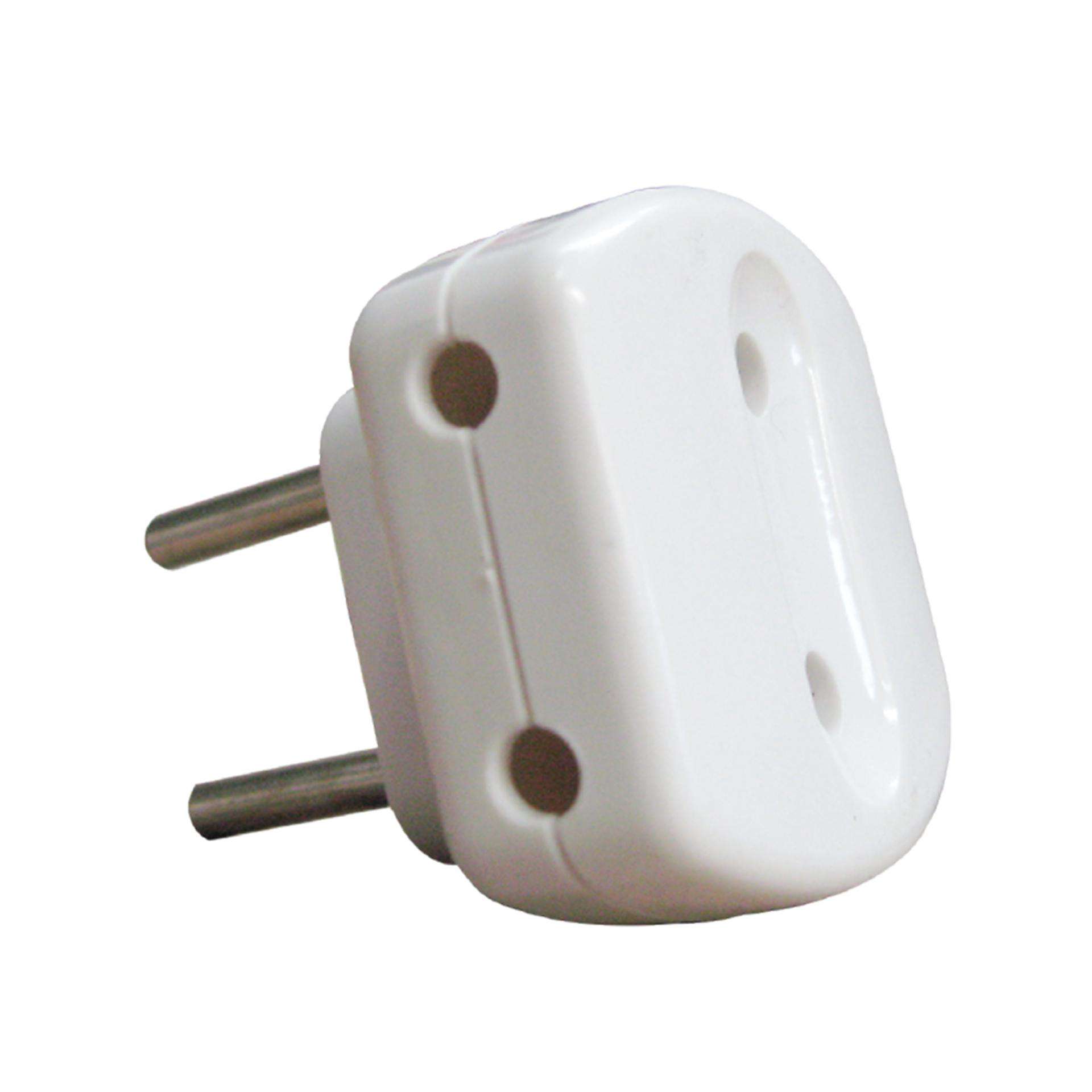 Ficha Monofasica Tripla 6A refª FFMT6A FLUX