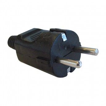 Ficha Macho Shucko Borracha 16A refª FFMSB16A FLUX Ficha Macho Shucko Borracha 16A refª FFMSB16A FLUX