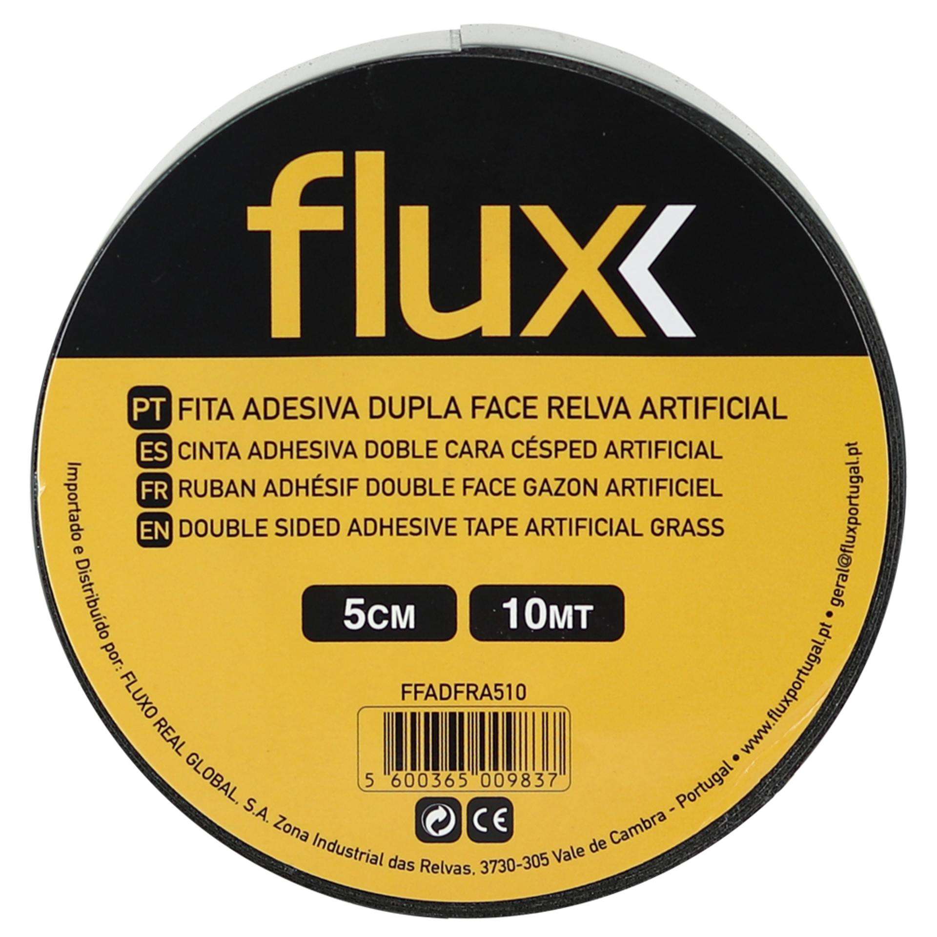 Fita Adesiva Dupla Face Relva Artificial 5cm x 10mt refª FFADFRA510 FLUX