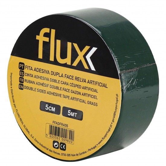 Fita Adesiva Dupla Face Relva Artificial 5cm x 5mt refª FFADFRA55 FLUX Fita Adesiva Dupla Face Relva Artificial 5cm x 5mt refª FFADFRA55 FLUX