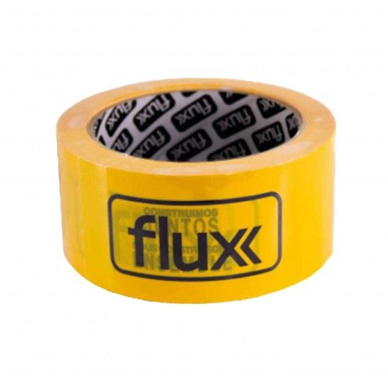 Fita Adesiva Amarela 48mm 66m  ref� FFAA4866 FLUX