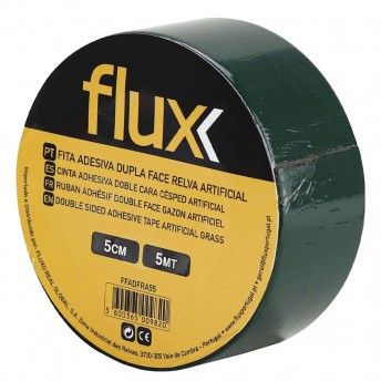 Fita Adesiva Dupla Face Relva Artificial 5cm x 5mt refª FFADFRA55 FLUX Fita Adesiva Dupla Face Relva Artificial 5cm x 5mt refª FFADFRA55 FLUX