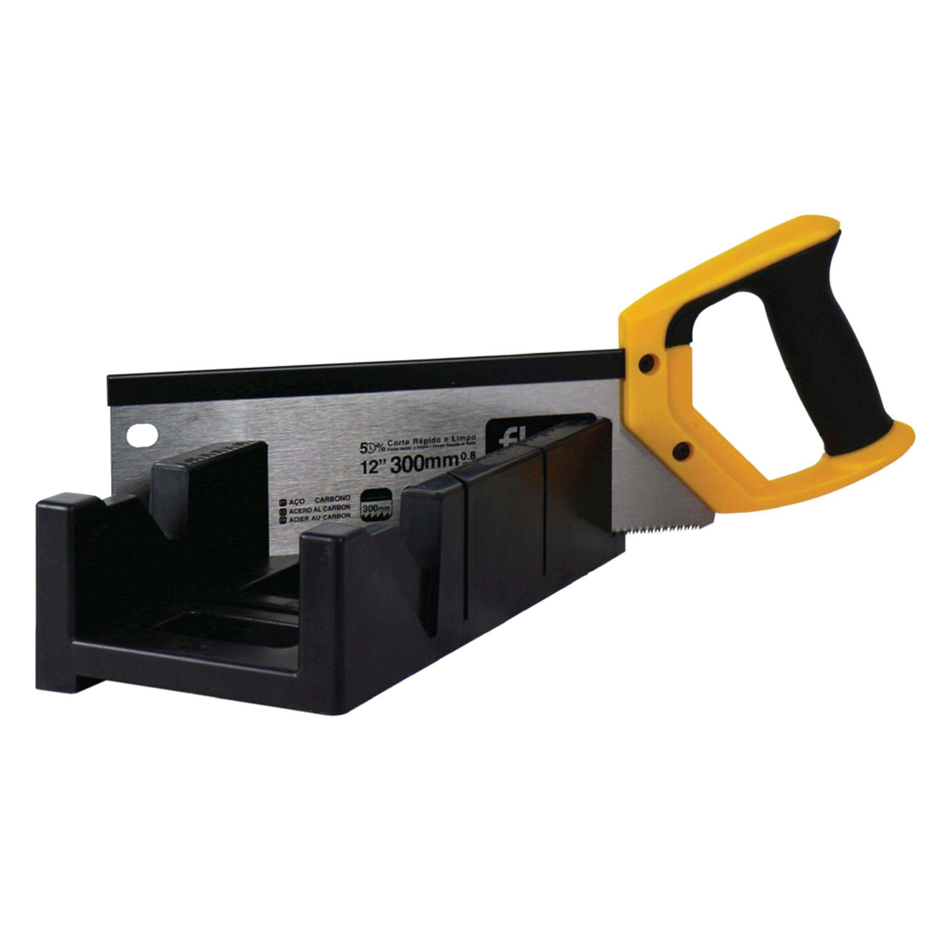 Esquadria Plastica Serrote Costas 300mm Cabo Bimateria refª FEPSC300CB FLUX