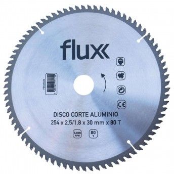 Disco Corte Aluminio 254x30mm  ref� FDCA25430 FLUX