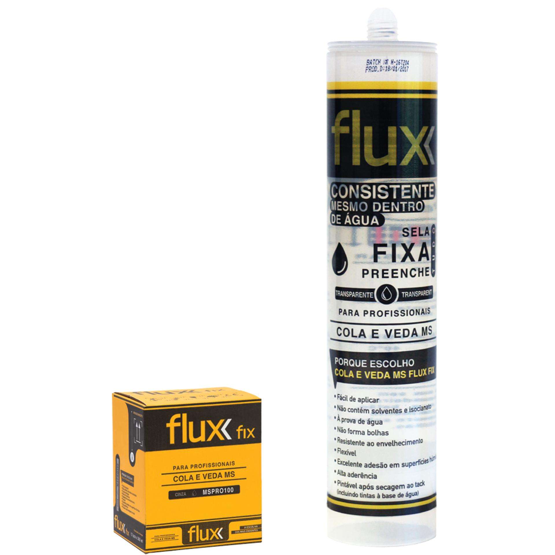 Cola Veda Transparente MSPRO100 300ml refª FCVTM300 FLUX