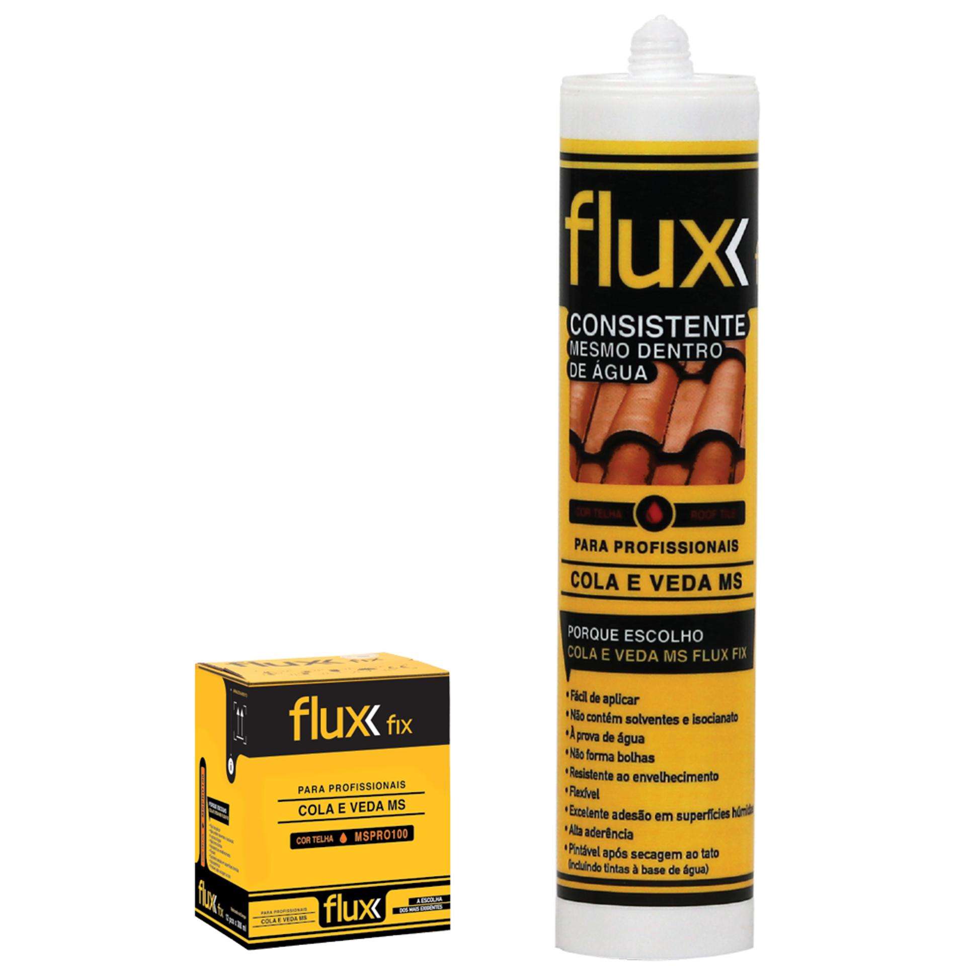 Cola Veda Cor Telha MSPRO100 300ml refª FCVCTM300 FLUX