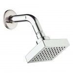 Chuveiro Quadrado Cromado 85x85mm 1A Tubo  ref� FCQC85851AT FLUX