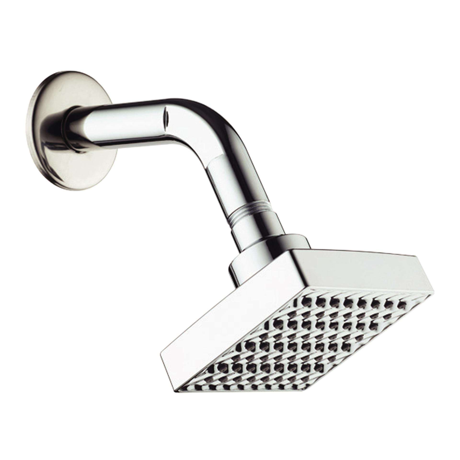 Chuveiro Quadrado Cromado 85x85mm 1C Tubo refª FCQC85851CT FLUX